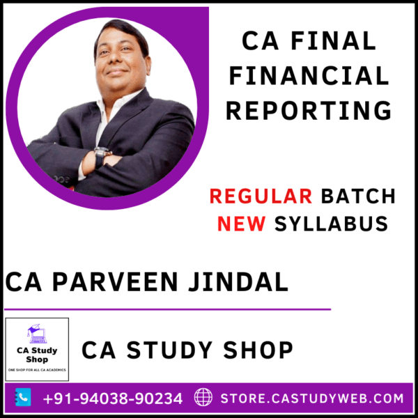 CA Parveen Jindal Pendrive Classes Financial Reporting