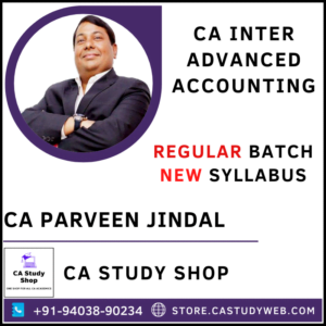 CA Parveen Jindal New Syllabus Advanced Accounts