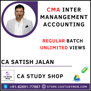 CA Satish Jalan CMA Inter Management Accounting