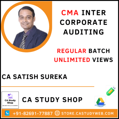 CA Satish Sureka CMA Inter Corporate Auditing