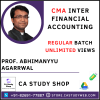 CA Abhimanyyu Agarrwal CMA Inter Financial Accounting