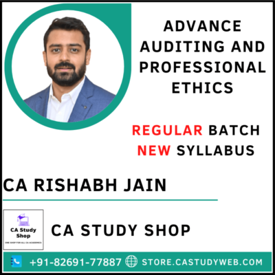 CA Rishabh Jain Final Auditing Full Course