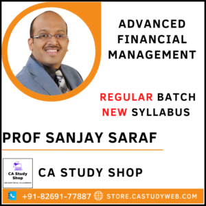 Sanjay Saraf Pendrive Classes CA Final New Syllabus AFM Regular