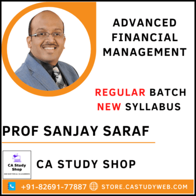 Sanjay Saraf Pendrive Classes CA Final AFM Regular