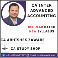 CA Abhishek Zaware Inter Advanced Accounts Full Course