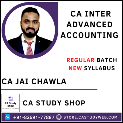 CA Jai Chawla Inter Advanced Accounts Full Course