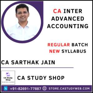 CA Sarthak Jain CA Inter New Syllabus Advanced Accounting
