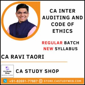 Inter New Syllabus Audit by CA Ravi Taori