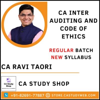 CA Ravi Taori Inter Audit Regular Batch