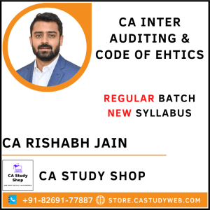 CA Rishabh Jain New Syllabus Inter Auditing