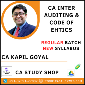 CA Kapil Goyal CA Inter New Syllabus Audit Pendrive Classes