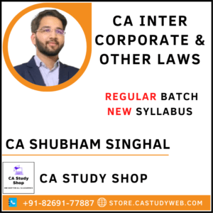 CA Shubham Singhal Inter New Syllabus Law