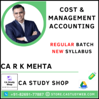 CA RK Mehta Inter Costing Full Course