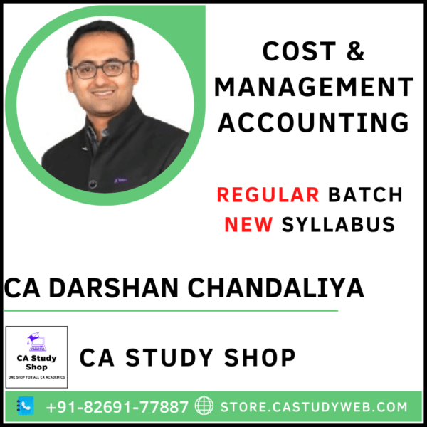 CA Darshan Chandaliya Inter New Syllabus Costing