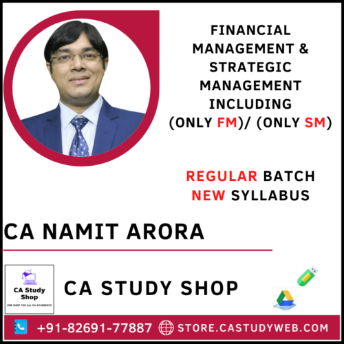 CA Namit Arora CA Inter FM SM Pendrive Classes