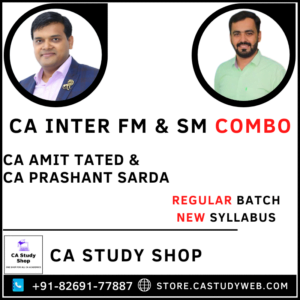 Inter New Syllabus FM SM Combo by CA Amit Tated CA Prashant Sarda