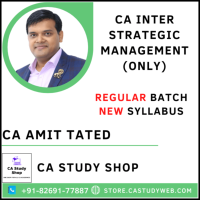 CA Amit Tated Inter SM Full Course