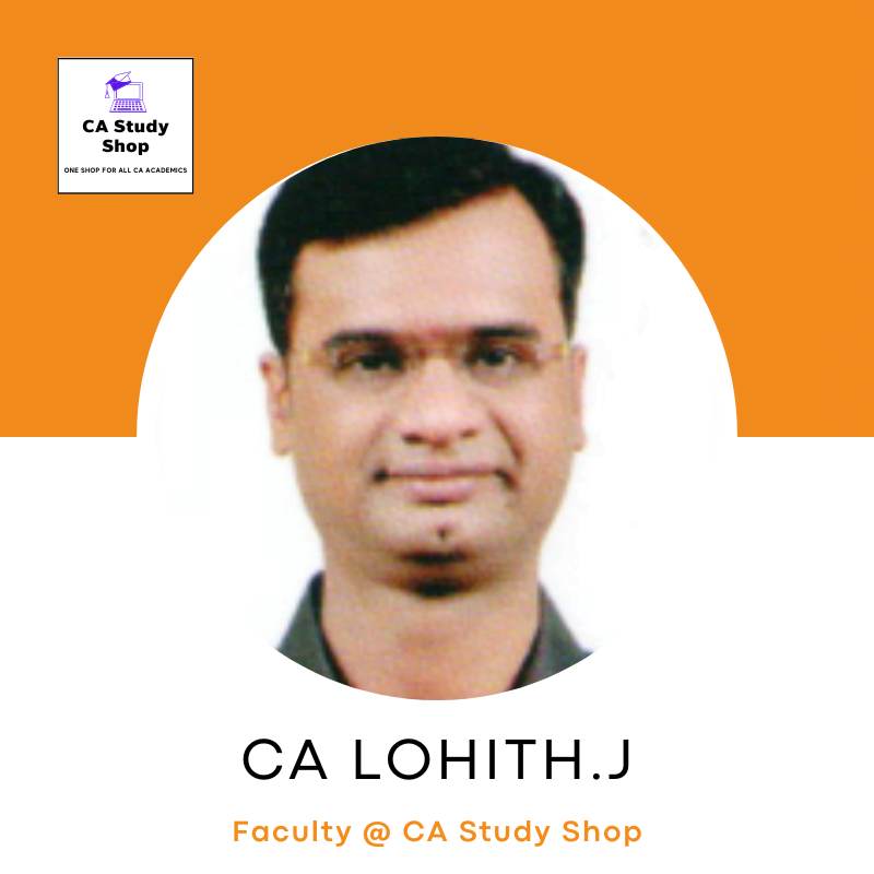 CA Lohit - CA Foundation Accounts Best Faculties