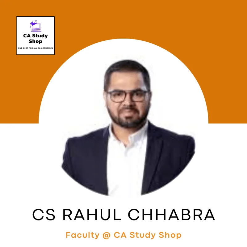 CA Foundation Law Best Faculties 5 CA Rahul Chhabra - CA Foundation Law Best Faculties