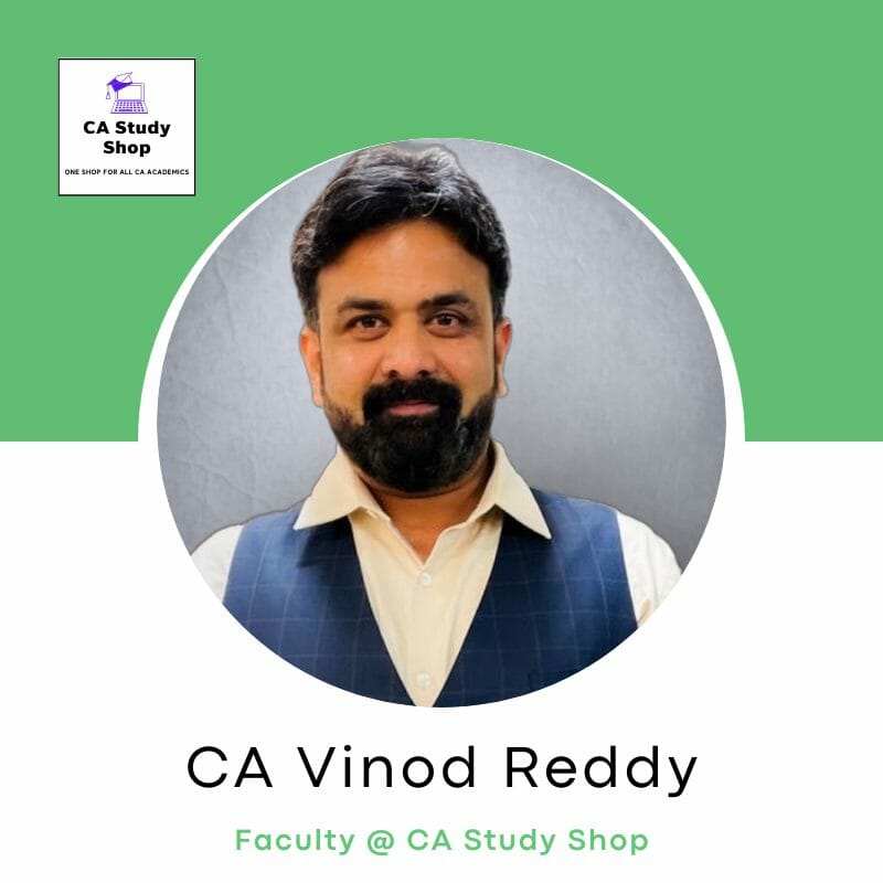 CA Vinod Reddy - CA Foundation Maths Best Faculties