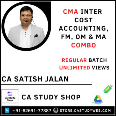 CMA Inter CA Satish Jalan CA FM OM MA Combo