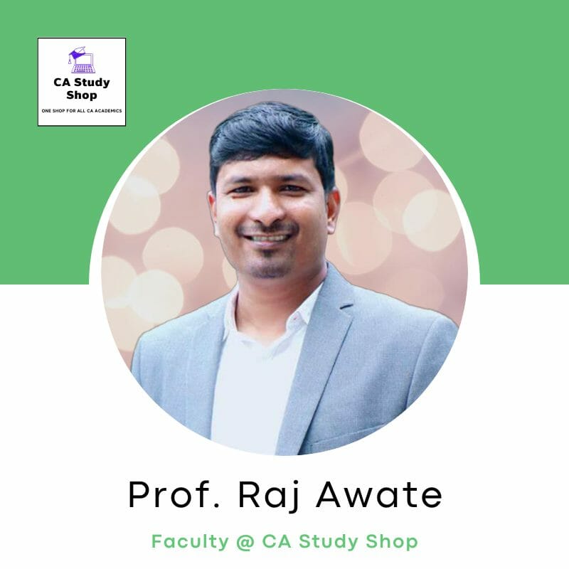 Raj Awate - CA Foundation Maths Best Faculties