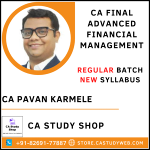 CA Final New Syllabus AFM by CA Pavan Karmele
