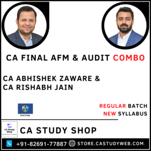 New Syllabus Final AFM Audit Combo by CA Abhishek Zaware CA Rishabh Jain