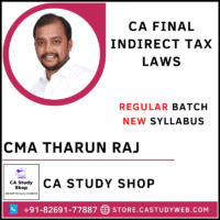 CMA Tharun Raj Final New Syllabus IDT