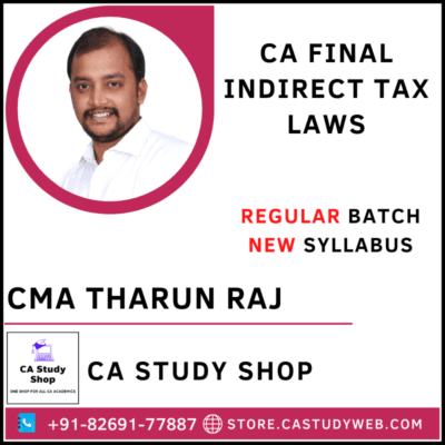 CMA Tharun Raj Final New Syllabus IDT