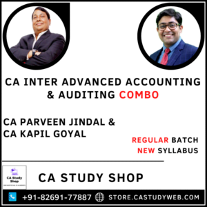 Inter New Syllabus Advanced Accounts Audit Combo by CA Parveen Jindal CA Kapil Goyal