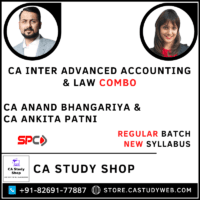 CA Inter Advanced Accounts and Law Combo by CA Anand Bhangariya and CA Ankita Patni