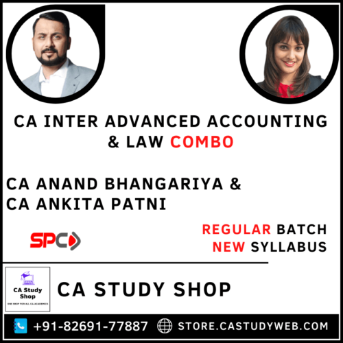 CA Inter Advanced Accounts and Law Combo by CA Anand Bhangariya and CA Ankita Patni