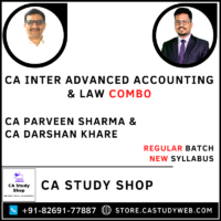 Inter Advanced Accounts Law Combo by CA Parveen Sharma CA Darshan Khare