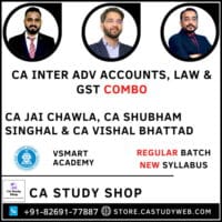 Inter Adv Acc Law GST Combo by VSmart Academy