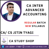 CA Jitin Tyagi New Syllabus Inter Advanced Accounts