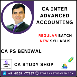 CA PS Beniwal New Syllabus Inter Advanced Accounts