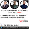 CA Inter New Syllabus Advanced Accounts Taxation Combo by CA Parveen Jindal CA Bhanwar Borana CA Vishal Bhattad