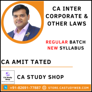 CA Amit Tated Inter New Syllabus Law
