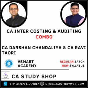 Inter New Syllabus Costing Audit Combo by CA Darshan Chandaliya CA Ravi Taori