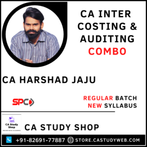 CA Inter New Syllabus Costing and Auditing Combo by CA Harshad Jaju