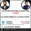 Inter New Syllabus Costing Audit Combo by CA Vinod Reddy CA Ravi Taori