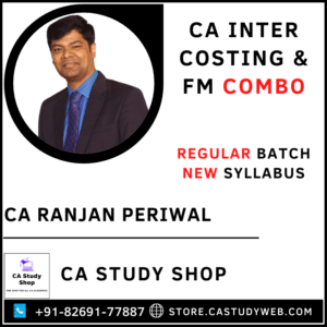CA Ranjan Periwal Inter New Syllabus Costing and FM Combo