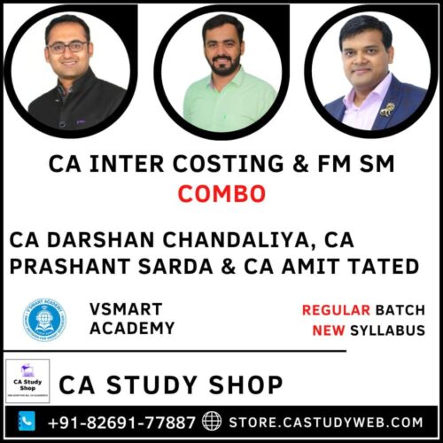 Inter Costing FM SM Combo by CA Darshan Chandaliya CA Prashant Sarda CA Amit Tated