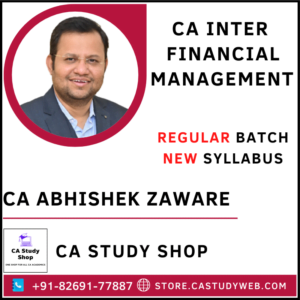 CA Abhishek Zaware Inter New Syllabus FM