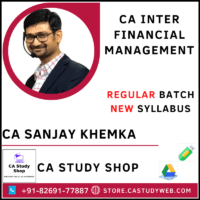 CA Sanjay Khemka CA Inter New Syllabus FM