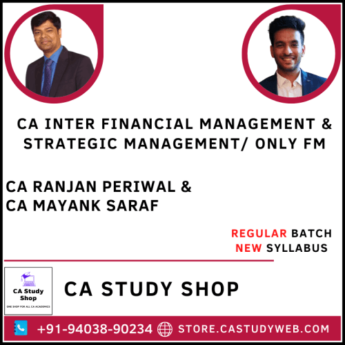 CA Ranjan Periwal FM CA Mayank Saraf SM CA Inter