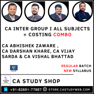 New Syllabus Inter Group I All Subjects and Costing Combo by Ekatvam Academy