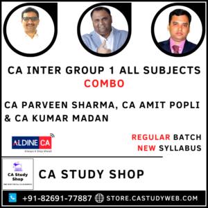 Inter New Syllabus Group 1 All Subjects Combo by CA Parveen Sharma CA Amit Popli CA Kumar Madan