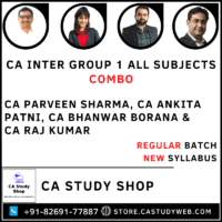 CA Inter Group I All Subjects Combo by CA Parveen Sharma CA Ankita Patni CA Bhanwar Borana CA Raj Kumar